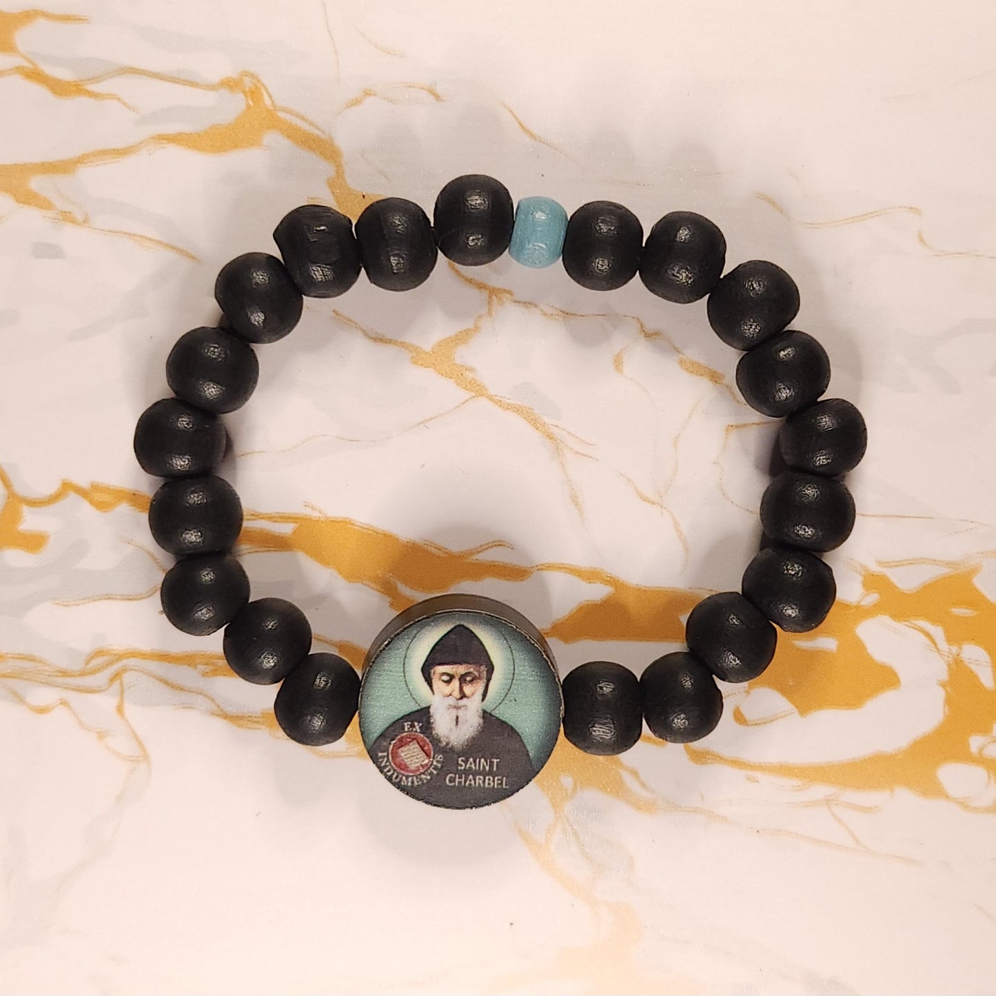 Saint Charbel Relic Decade Bracelet