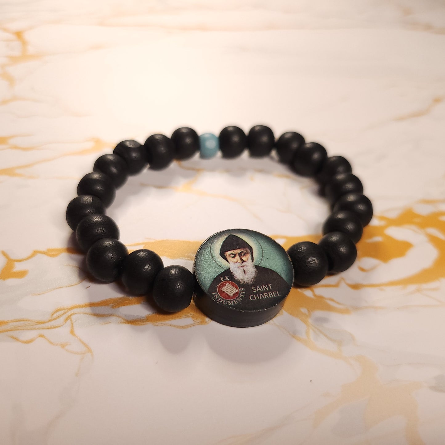 Saint Charbel Relic Decade Bracelet