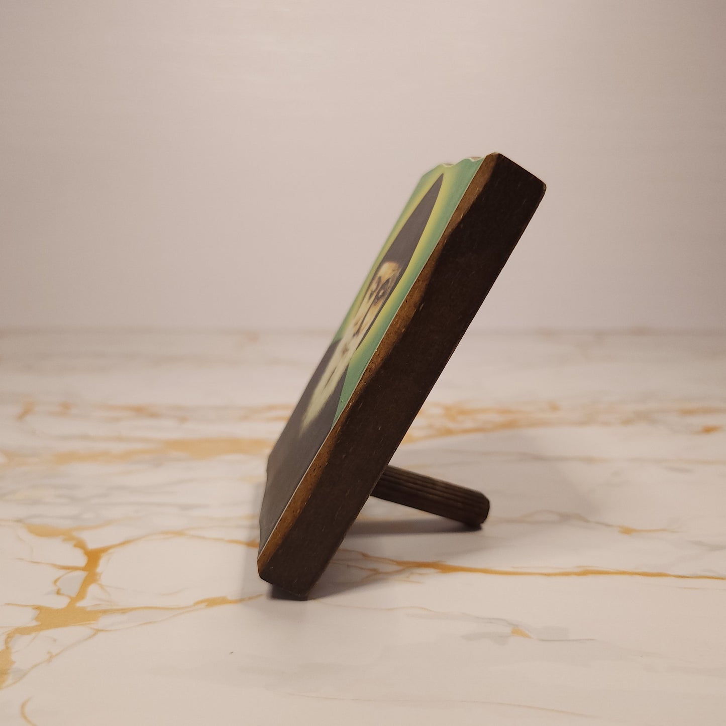 Small Saint Charbel Wood Icon