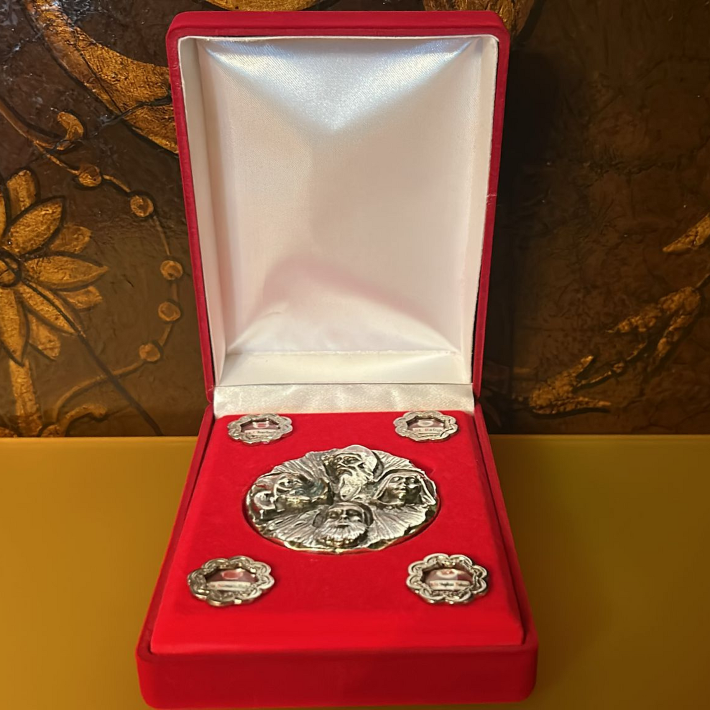 Reliquary Box of Lebanese Saints – St. Charbel, St. Rafqa, St. Nimatullah, Bl. Estephan Nehmé