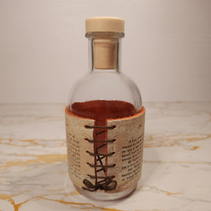 Saint Charbel Glass Bottle