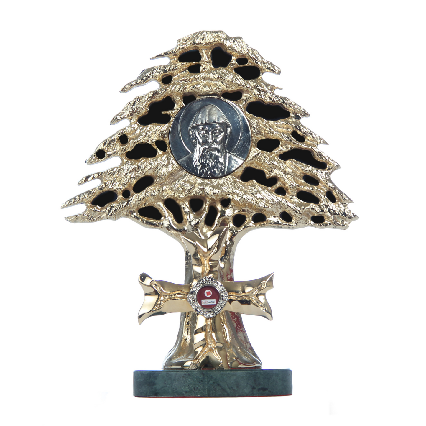 Saint Charbel Cedar Tree Reliquary – from the Monastery of Saint Maron, Annaya