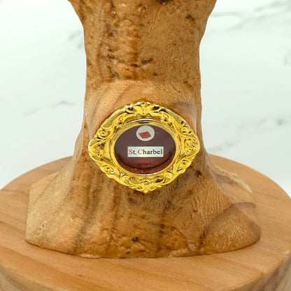 Saint Charbel Cedar of Lebanon Reliquary Theca