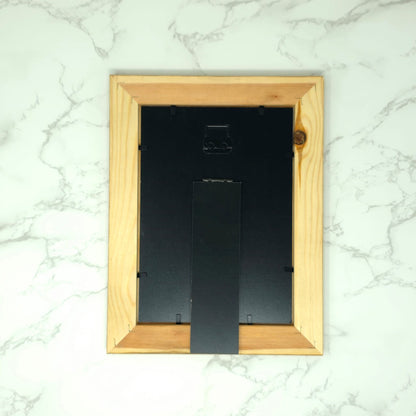 Saint Charbel framed portrait from the back