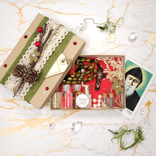 Saint Charbel Christmas Box - Our Lady of Gifts